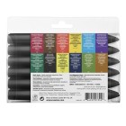 Material Bellas Artes - Pintura - Set 12 Rotuladores acuarela Promarker Winsor & Newton, tonos básicos | totenart.com