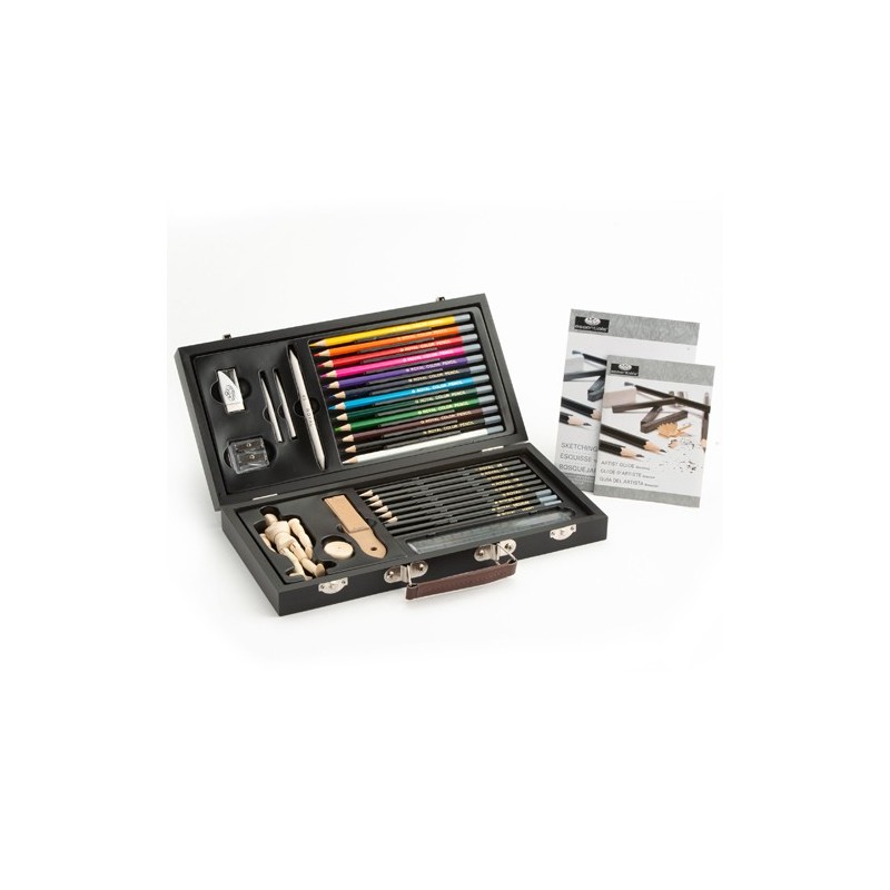 Material Bellas Artes - Pintura - Set de iniciación dibujo Sketch&Draw (32 piezas), Royal&Langnickel ** | totenart.com
