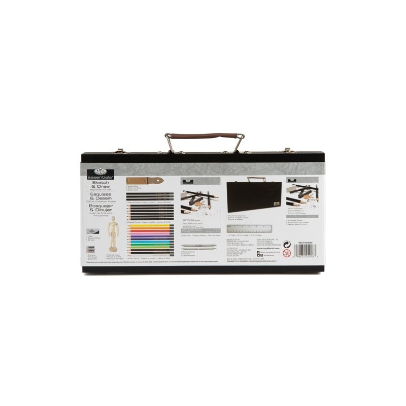Material Bellas Artes - Pintura - Set de iniciación dibujo Sketch&Draw (32 piezas), Royal&Langnickel ** | totenart.com