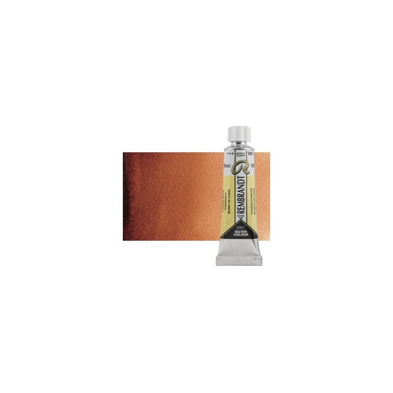 Material Bellas Artes - Pintura - Acuarela Rembrandt Color Rojo Óxido Transparente 378 (20 ml) S.2 | totenart.com