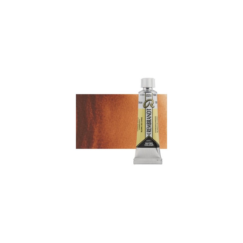 Material Bellas Artes - Pintura - Acuarela Rembrandt Color Tierra Siena tostada 411 (20 ml) S.1 | totenart.com