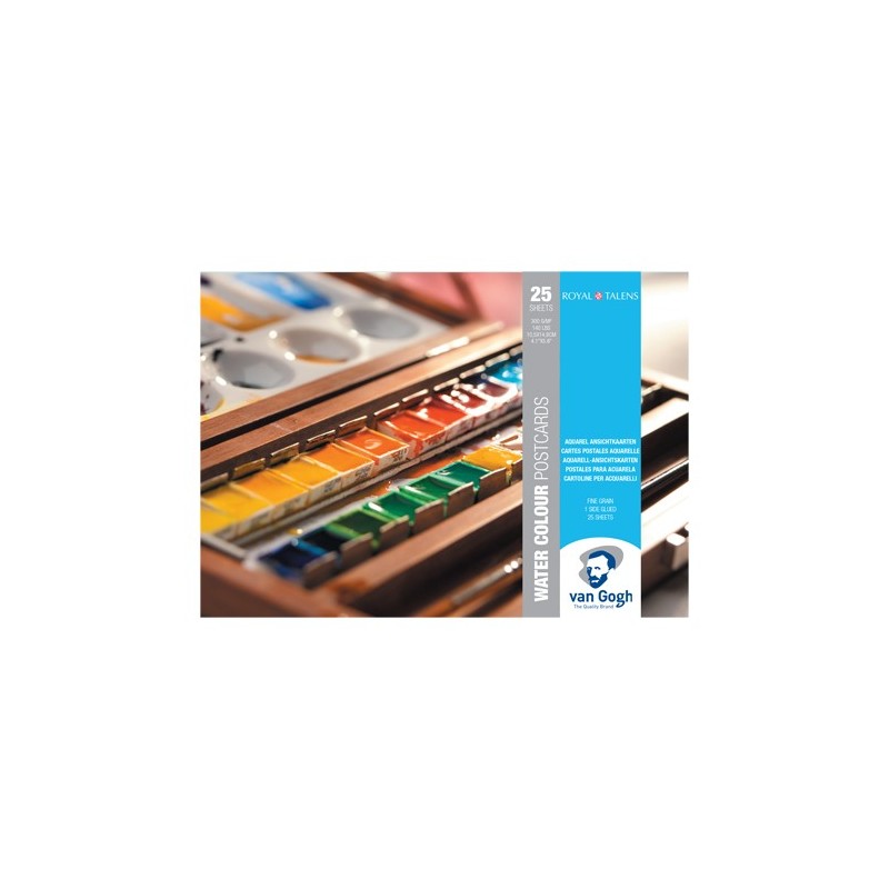 Material Bellas Artes – pintura-y-dibujo - Bloc Postales Acuarela Van Gogh 300 gr, 10,5x14,8, 25 hojas | totenart.com
