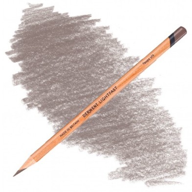 Material Bellas Artes – pintura-y-dibujo - Lápiz al óleo Taupe (Pardo) Lightfast Derwent | totenart.com