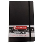 Material Bellas Artes - dibujo - Bloc ArtCreation hojas negras, 13x21, banda elastica, 80 h, 140 gr. | totenart.com