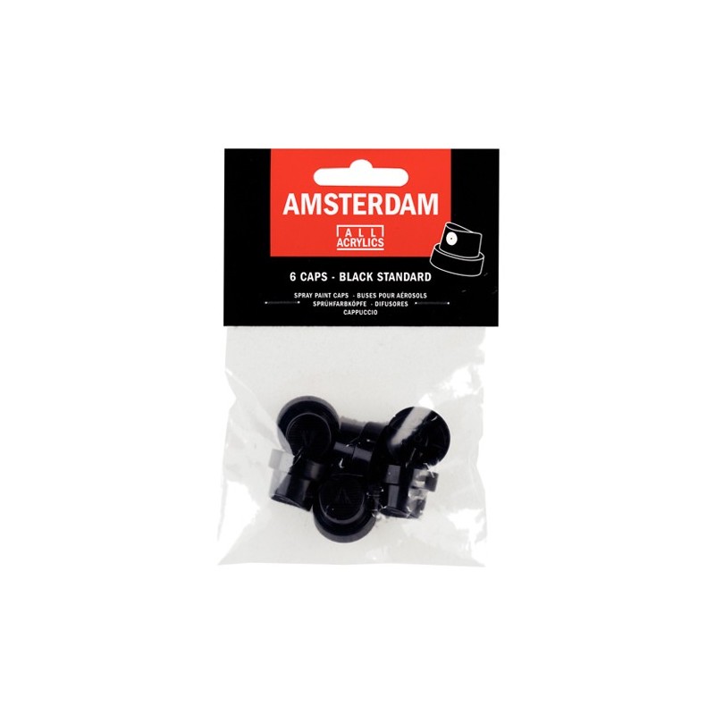 Material Bellas Artes - Pintura - Boquilla Estandar Spray Acrilico Amsterdam, juego 6 unidades | totenart.com