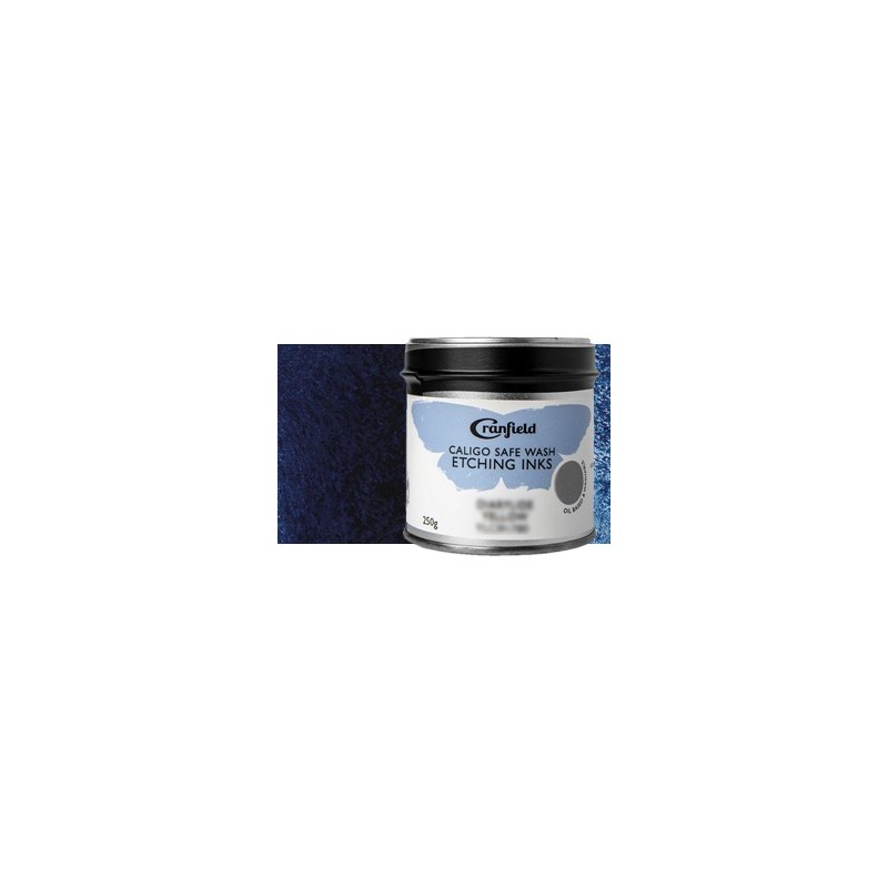 Material Bellas Artes-Grabado-Tinta Grabado Ecologica Azul de Prusia, Lata 250 g