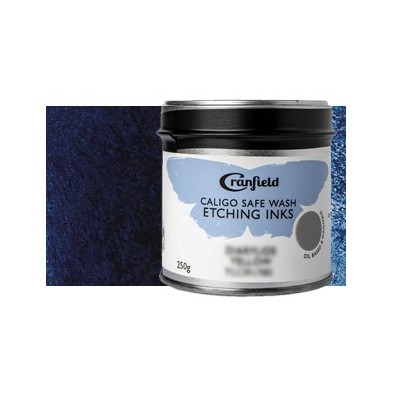 Material Bellas Artes-Grabado-Tinta Grabado Ecologica Azul de Prusia, Lata 250 g