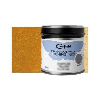 Material Bellas Artes-Grabado-Tinta Grabado Ecologica Ocre Amarillo, Lata 250 gr