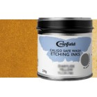 Material Bellas Artes-Grabado-Tinta Grabado Ecologica Ocre Amarillo, Lata 250 gr