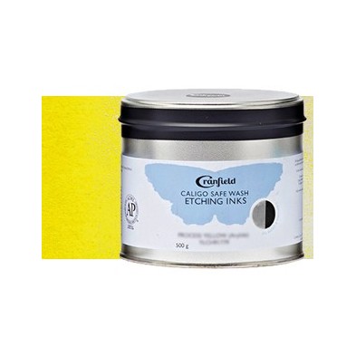 Material Bellas Artes-Grabado-Tinta Grabado Ecologica Amarillo Primario, Lata 50