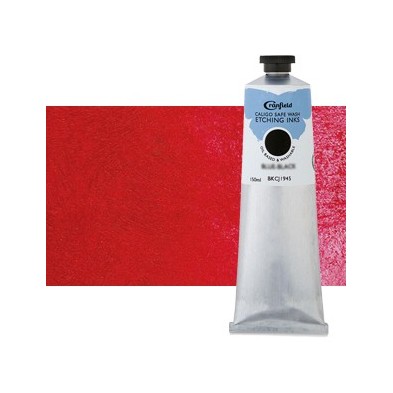 Material Bellas Artes-Grabado-Tinta Grabado Ecologica Rojo Naftol, tubo 150 ml.