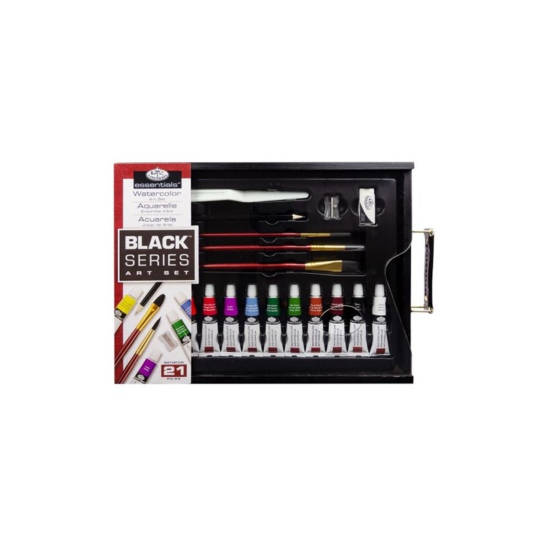 Material Bellas Artes - Pintura - Set de acuarela Black Series (21 piezas), Royal&Langnickel ** | totenart.com
