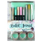 Material Bellas Artes – pintura-y-dibujo - Set crea tu diario Turquesa Pastel, Bullet Journal | totenart.com