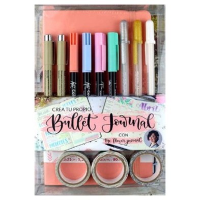 Material Bellas Artes – pintura-y-dibujo - Set crea tu diario Rosa Pastel, Bullet Journal | totenart.com