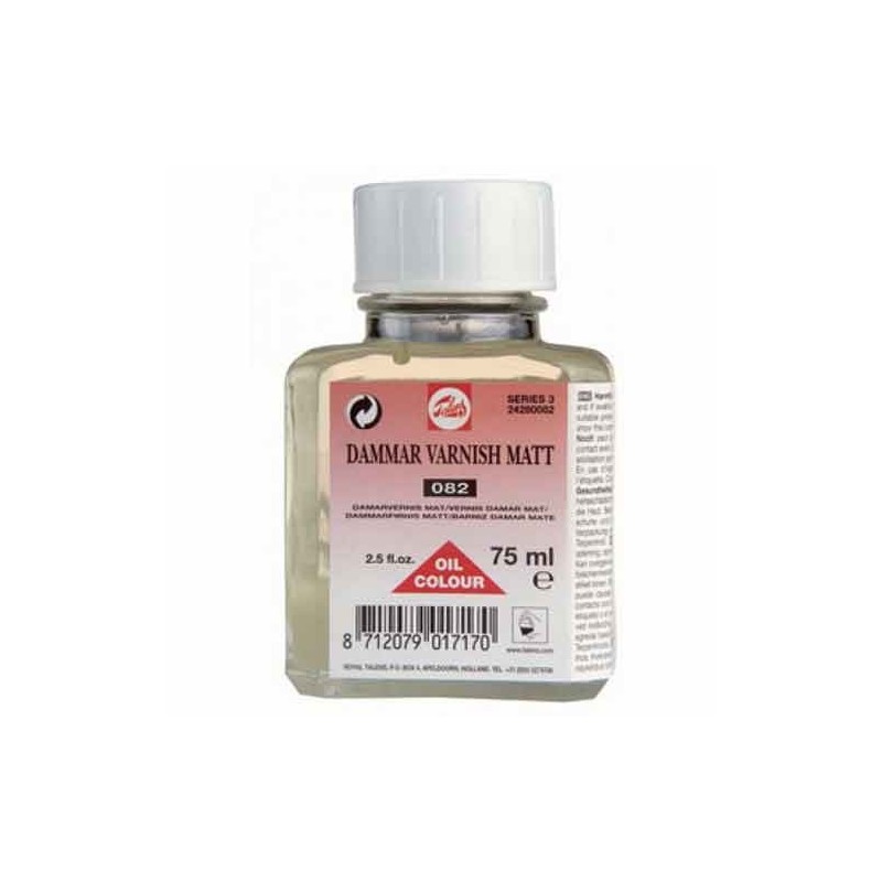 Material Bellas Artes –pintura- Barniz Damar mate Talens, 75 ml | totenart.com