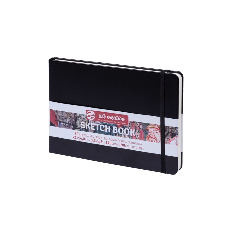 Material Bellas Artes - dibujo - Bloc ArtCreation de esbozo, 21x14,8 , banda elastica, 80 h, 140 gr. | totenart.com