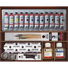 Material Bellas Artes - Pintura - Caja de madera con 12 colores óleo Titan extra fino (20 ml) | totenart.com