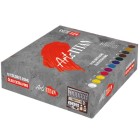 Material Bellas Artes - Pintura - Caja de madera con 12 colores óleo Titan extra fino (20 ml) | totenart.com