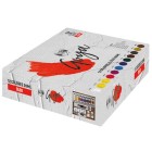 Material Bellas Artes - Pintura - Caja de madera con 12 colores óleo Titan Goya (20 ml) | totenart.com