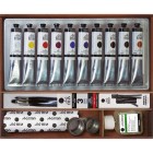 Material Bellas Artes - Pintura - Caja de madera con 10 colores acrílico Titan extra fino (60 ml) | totenart.com