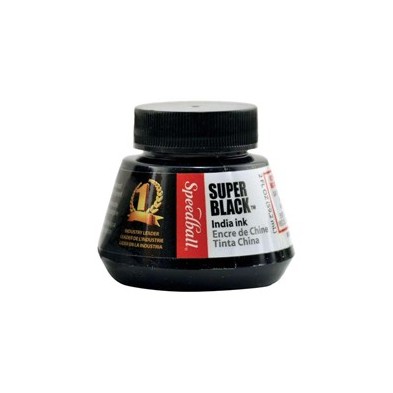 Material Bellas Artes - Pintura - Tinta China Super Negra, 59,2 ml. Speedball | totenart.com