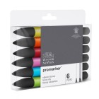 Material Bellas Artes - Pintura - Rotuladores Promarker Set 6 tonos vibrantes | totenart.com