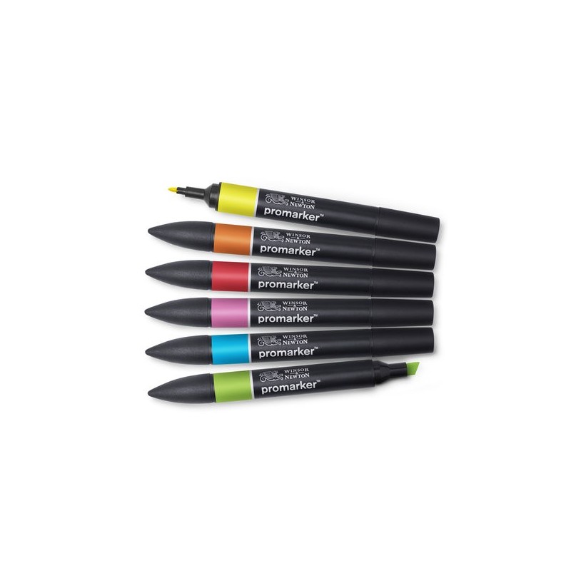 Material Bellas Artes - Pintura - Rotuladores Promarker Set 6 tonos vibrantes | totenart.com