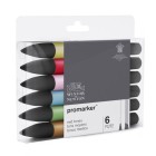 Material Bellas Artes - Pintura - Rotuladores Promarker Set 6 tonos medios | totenart.com