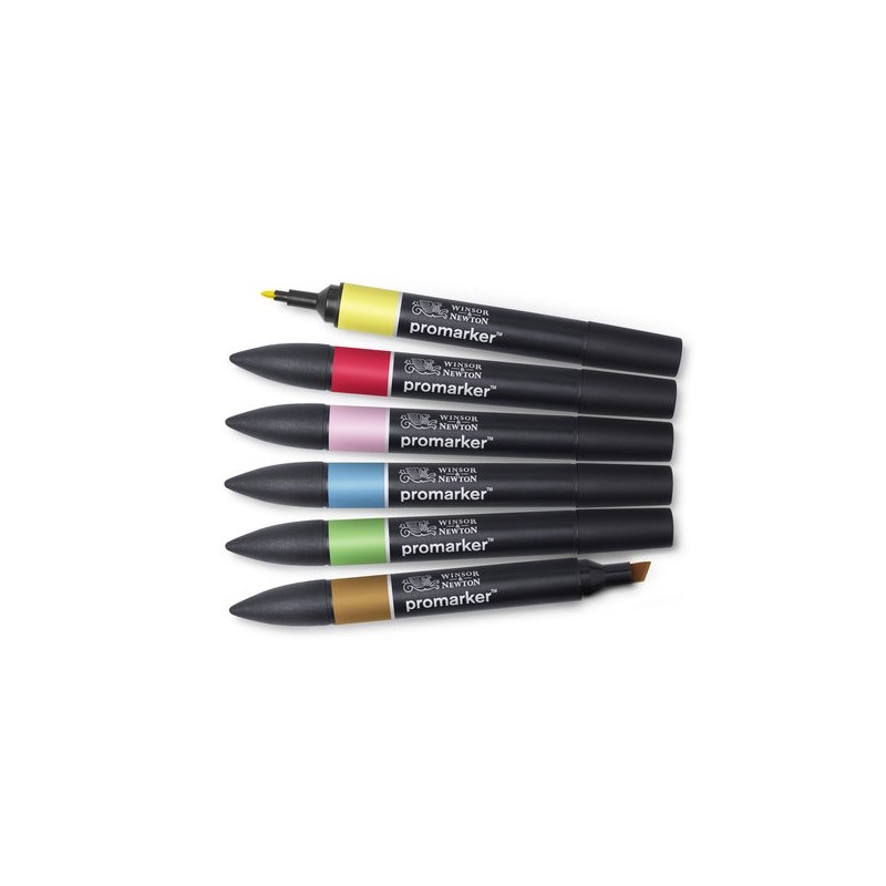 Material Bellas Artes - Pintura - Rotuladores Promarker Set 6 tonos medios | totenart.com