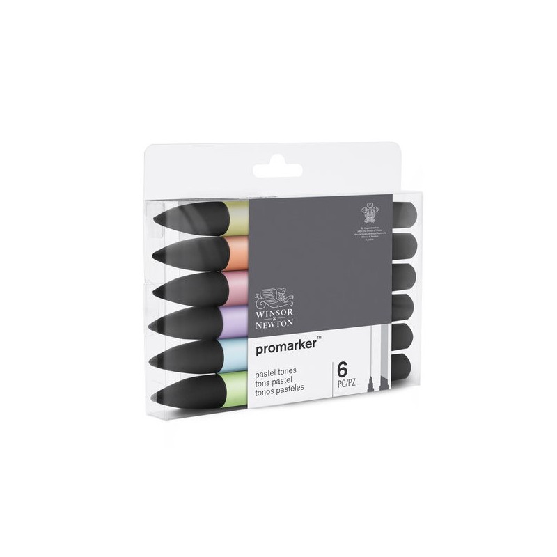 Material Bellas Artes - Pintura - Rotuladores Promarker Set 6 tonos pastel | totenart.com