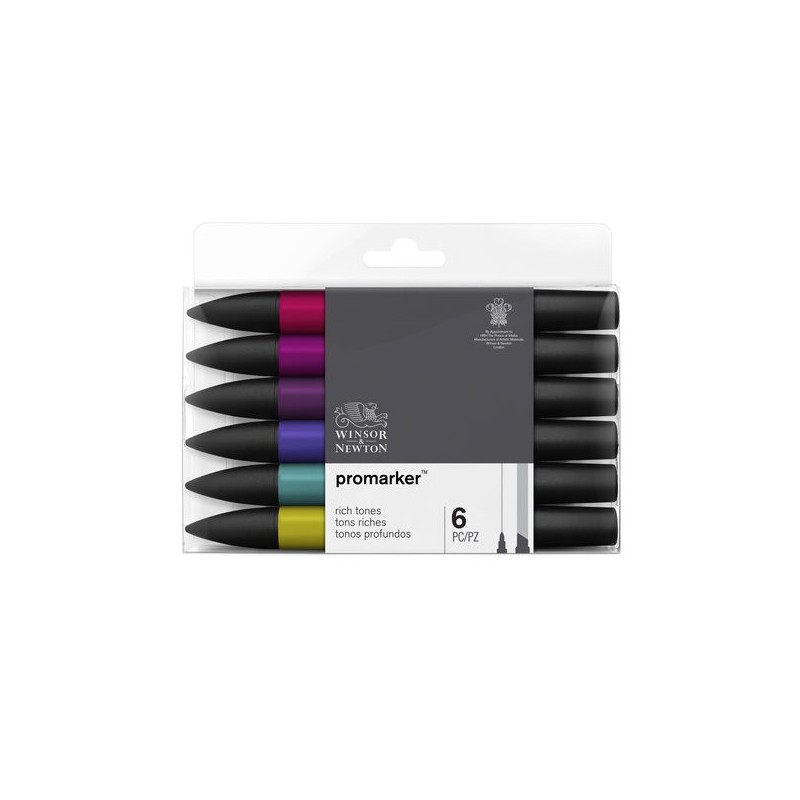 Material Bellas Artes - Pintura - Rotuladores Promarker Set 6 tonos ricos | totenart.com