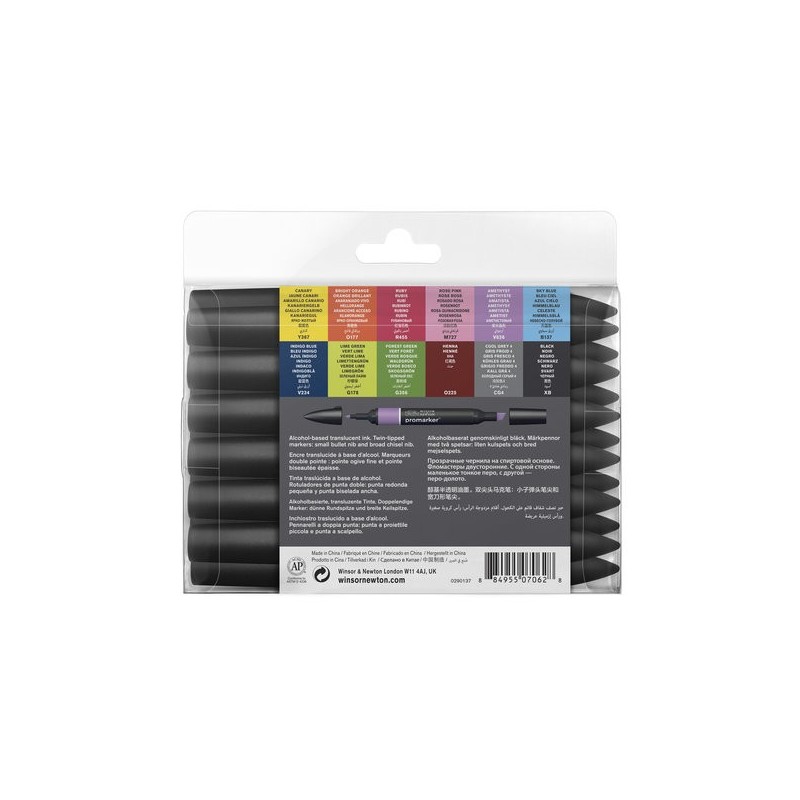 Material Bellas Artes - Pintura - Rotuladores Promarker 12 + 1, Set 1 | totenart.com