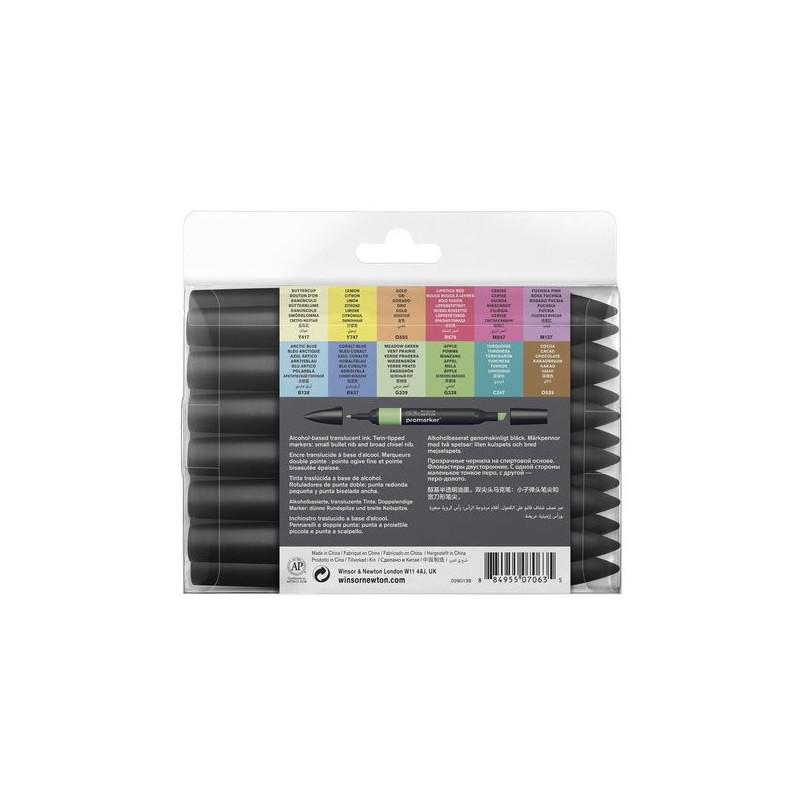 Material Bellas Artes - Pintura - Rotuladores Promarker 12 + 1, Set 2 | totenart.com