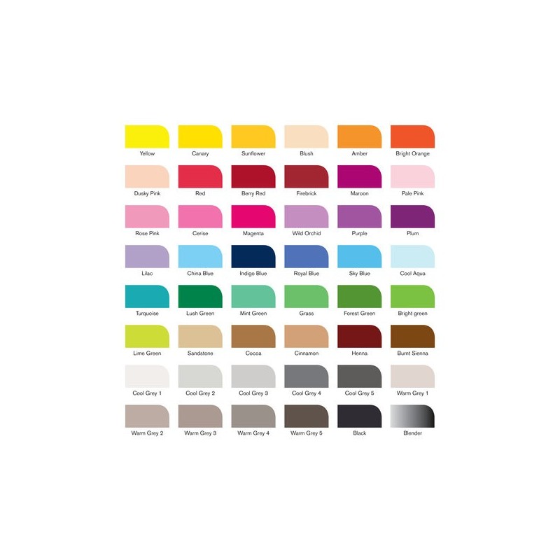 Material Bellas Artes - Pintura - Rotuladores Promarker Brush 48 colores surtidos set | totenart.com