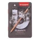 Material Bellas Artes - Pintura - Caja 12 lápices Grafito Bruynzeel | totenart.com