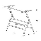 Material Bellas Artes - Pintura - Mesa de dibujo semi-profesional regulable con muelles y bandeja, 65x90 cm. | totenart.com