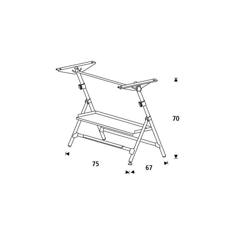Material Bellas Artes - Pintura - Mesa de dibujo semi-profesional regulable con muelles y bandeja, 75x100 cm. | totenart.com