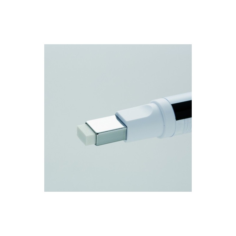 Material Bellas Artes - Pintura - Tombow MONO ZERO Borrador de precisión, punta rectangular 2,5 x 5 mm. Cuerpo blaco/azul/negro 