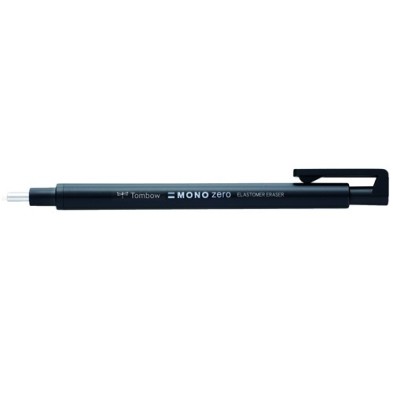 Material Bellas Artes - Pintura - Tombow MONO ZERO Borrador de precisión, punta redonda 2,3 mm. Cuerpo negro | totenart.com