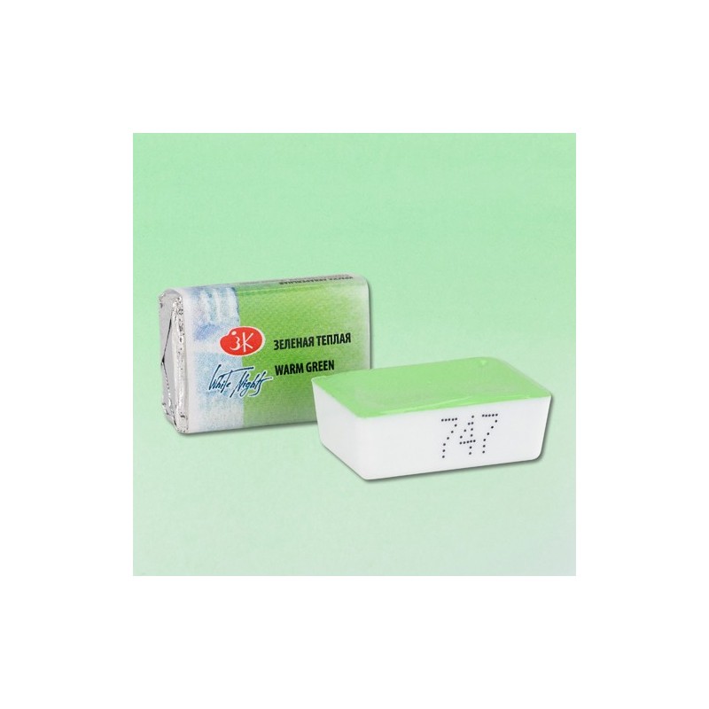 Material Bellas Artes - Pintura - Acuarelas White Nights en godet Verde Cálido 747 (Pastel) | totenart.com