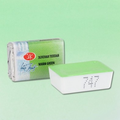 Material Bellas Artes - Pintura - Acuarelas White Nights en godet Verde Cálido 747 (Pastel) | totenart.com