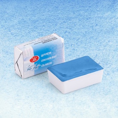 Material Bellas Artes - Pintura - Acuarelas White Nights en godet Azul Cerúleo 503 | totenart.com