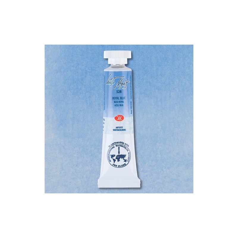 Material Bellas Artes - Pintura - Acuarelas White Nights en tubo 10 ml. Azul Real 528 (Pastel) | totenart.com