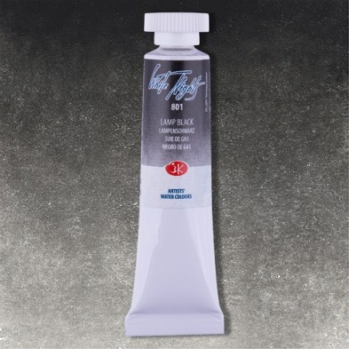 Material Bellas Artes - Pintura - Acuarelas White Nights en tubo 10 ml. Negro Bujía 801 | totenart.com