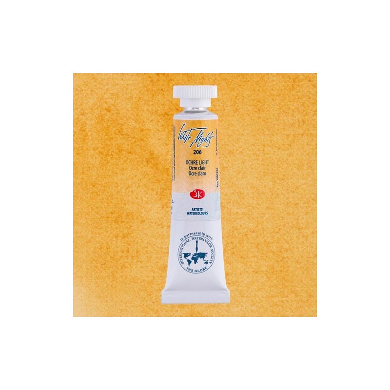 Material Bellas Artes - Pintura - Acuarelas White Nights en tubo 10 ml. Ocre Claro 206 | totenart.com