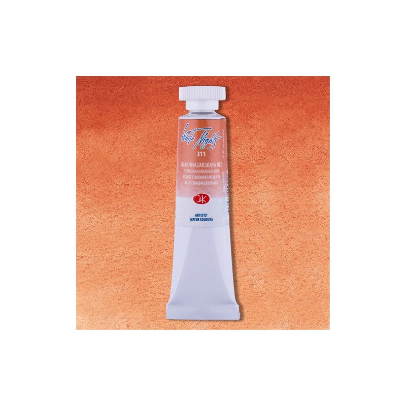 Material Bellas Artes - Pintura - Acuarelas White Nights en tubo 10 ml. Rojo Shajnazarskaya 311 ** | totenart.com