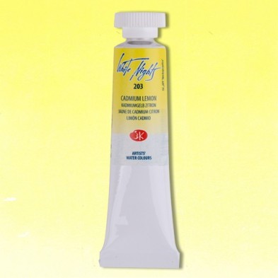 Material Bellas Artes - Pintura - Acuarelas White Nights en tubo 10 ml. Limón de Cadmio 203 | totenart.com