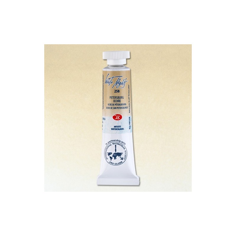 Material Bellas Artes - Pintura - Acuarelas White Nights en tubo 10 ml. Ocre San Petersburgo 258 (Pastel) | totenart.com