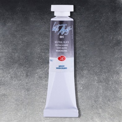Material Bellas Artes - Pintura - Acuarelas White Nights en tubo 10 ml. Negro Neutral 805 | totenart.com