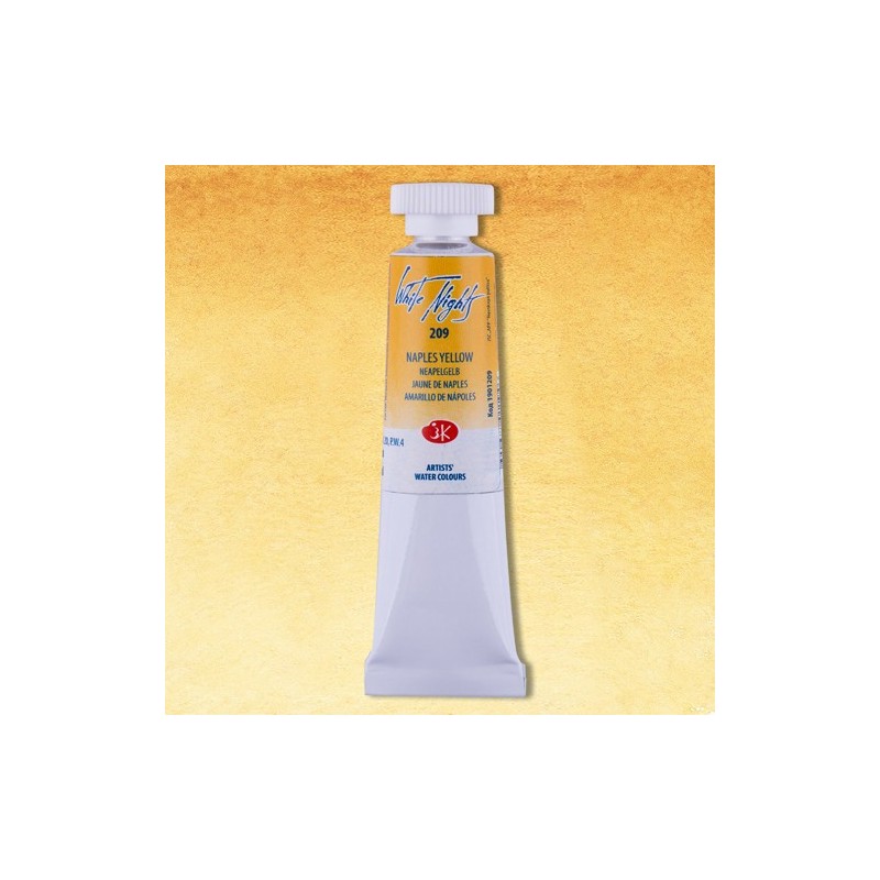 Material Bellas Artes - Pintura - Acuarelas White Nights en tubo 10 ml. Amarillo de Nápoles 209 | totenart.com